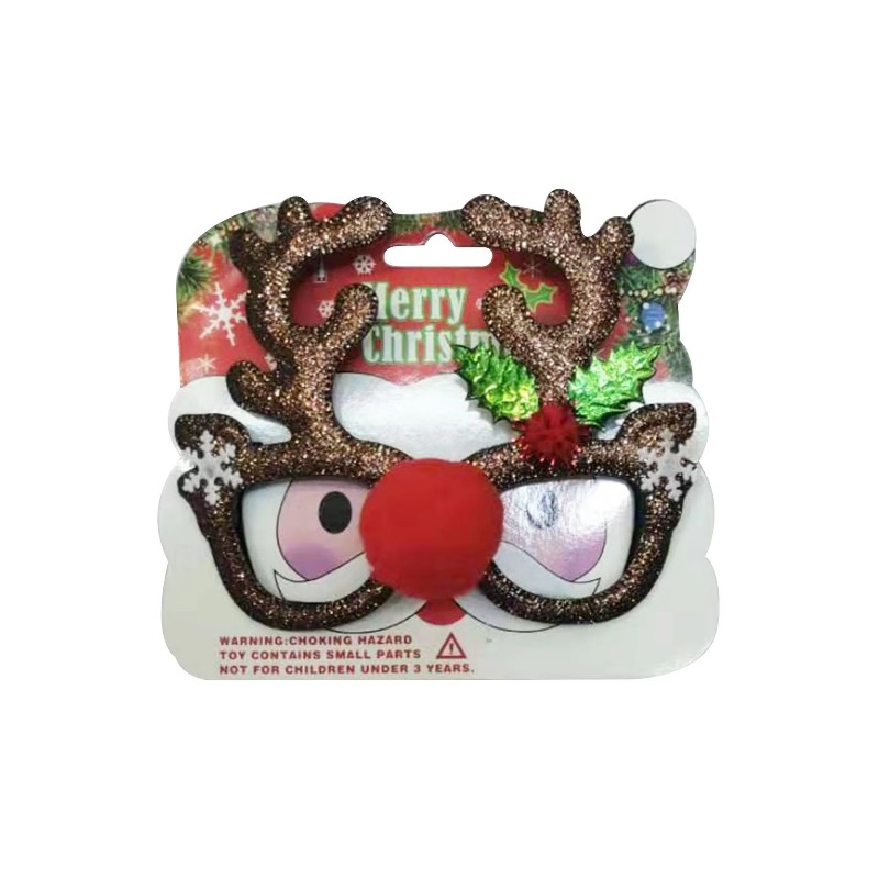 Four Christmas-themed costumes, including gloves, high socks and glasses, are perfect for Christmas party supplies and women's gifts