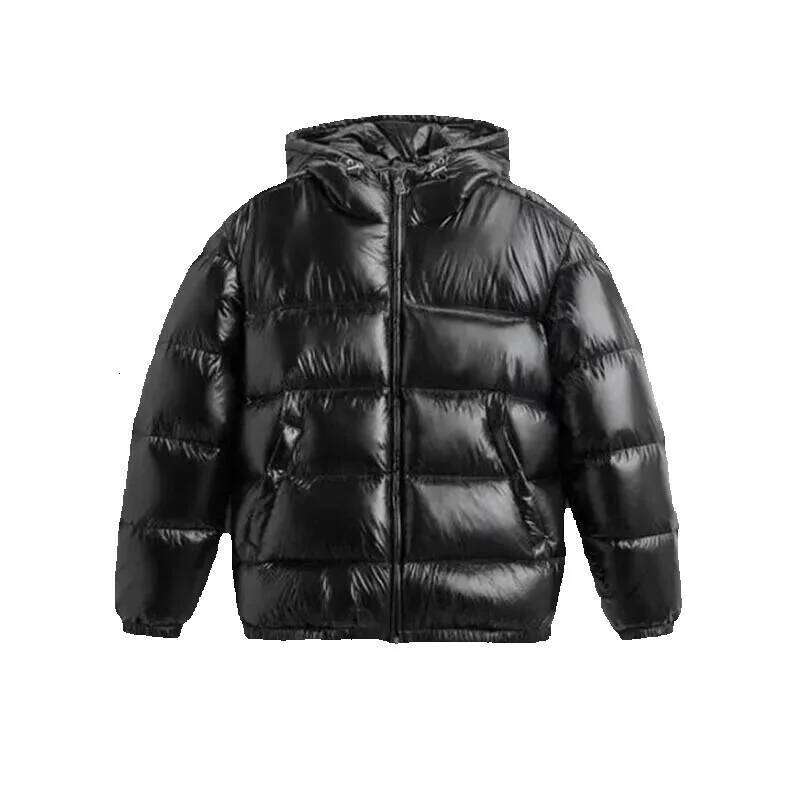 Men's Brand Men Fashion Waterproof Short Parkas Male Lightweight Snow Ski High Quality Glossy Parka Down Cotton