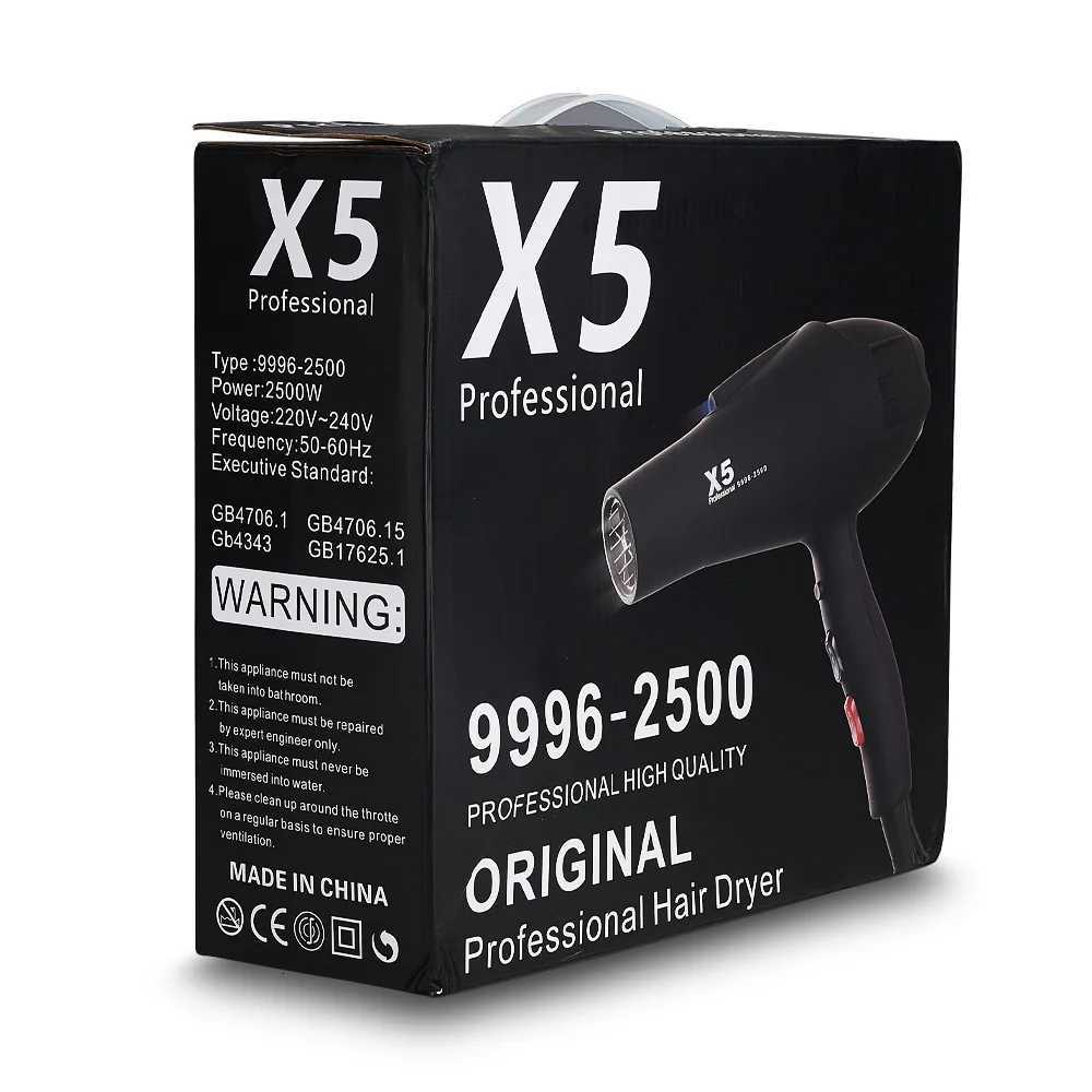 RESUXI X5 2500W High Power Hair Dryer Hair Salon Home Use Anion Electric Blow Dryer Fast Dry Hair Styling Ladies Blow Dryer W251029