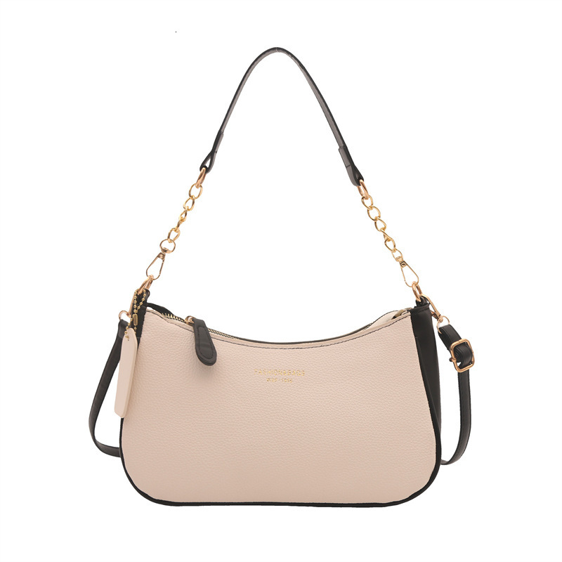 A The Beach Versatile Leather Classic Casual Brown Black Large Mini Magnetic Snap Zipper Women S Bag Women Party Durable Resistant