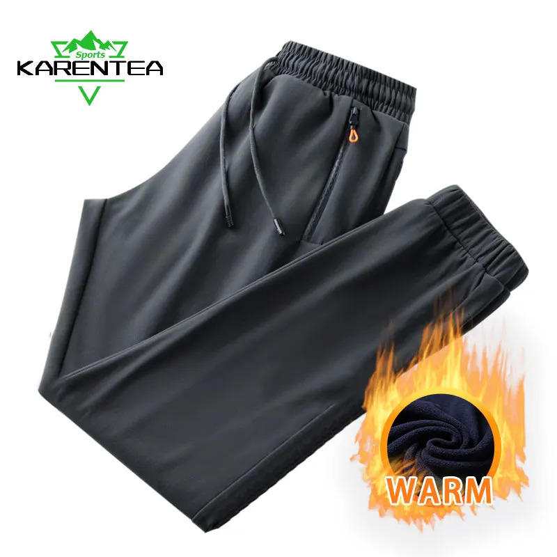 Running Pants Fleece Warm Pants Men Winter Softshell Fitness Trousers Trekking Camping Climbing Skiing Hiking Pants Women Pant 251029