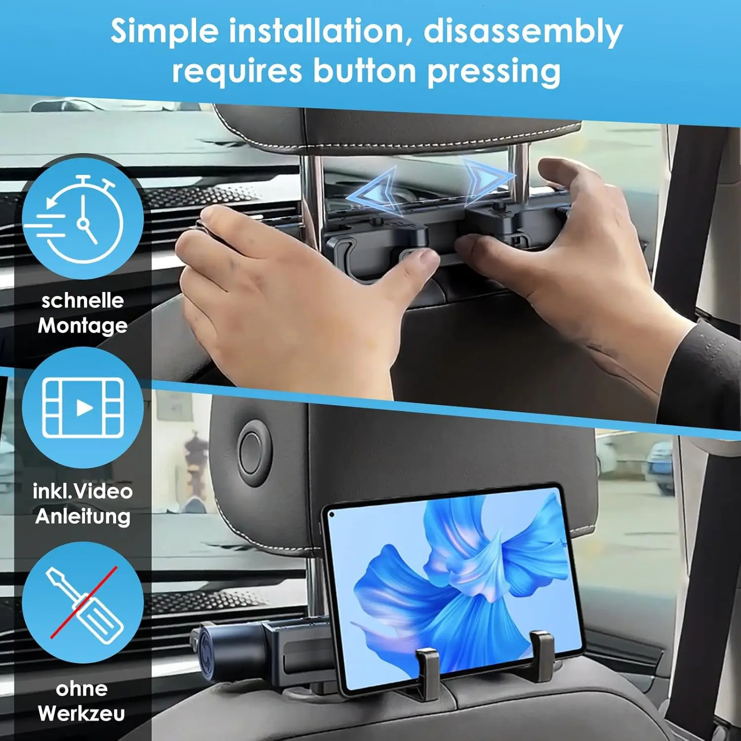 Memory Foam Car Pillow for Travel Adjustable Neck Support Cushion UniversalHeadrest for Passenger Seat 251029