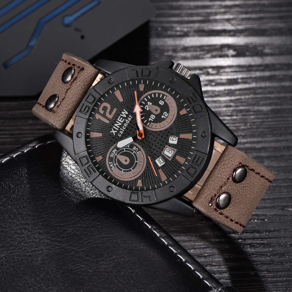 New Military XINEW Belt Calendar Quartz Student Sports Watch Men