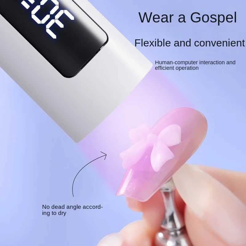 CrossBorder Touch Manicure OneWord Lamp Convenient BatteryStorage Mini Handheld Manicure Light MaChine No Black Hands Quick Drying J251115