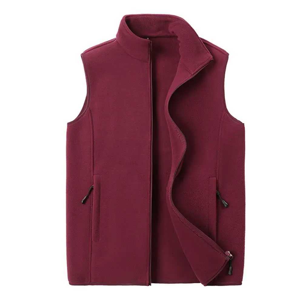 Autumn Fashion Plus Size Male Warm Waistcoat Fleece Vest Mens Lamb Cashmere Warm Sleeveless Coat Men Brand Clothing Winter Vest W251029