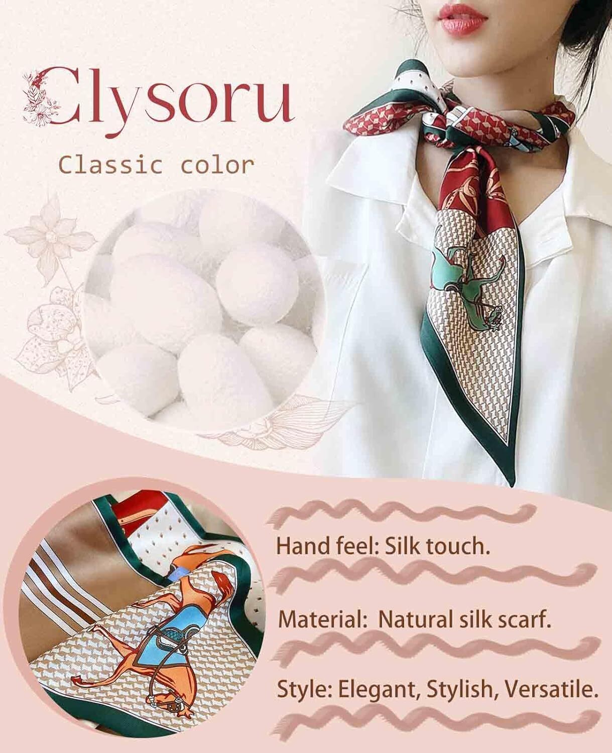 Custom Silk Neck Scarf Christmas Printed Scarves Head Women'S Fashion Oblique Angle Satin Scarfs For Bag Hair 59cmX 5.9cm