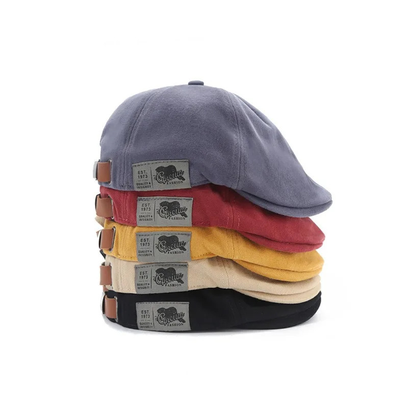 Retro classic beret for men and women Japanese street trend back wearing hat woman Korean version beret 251029