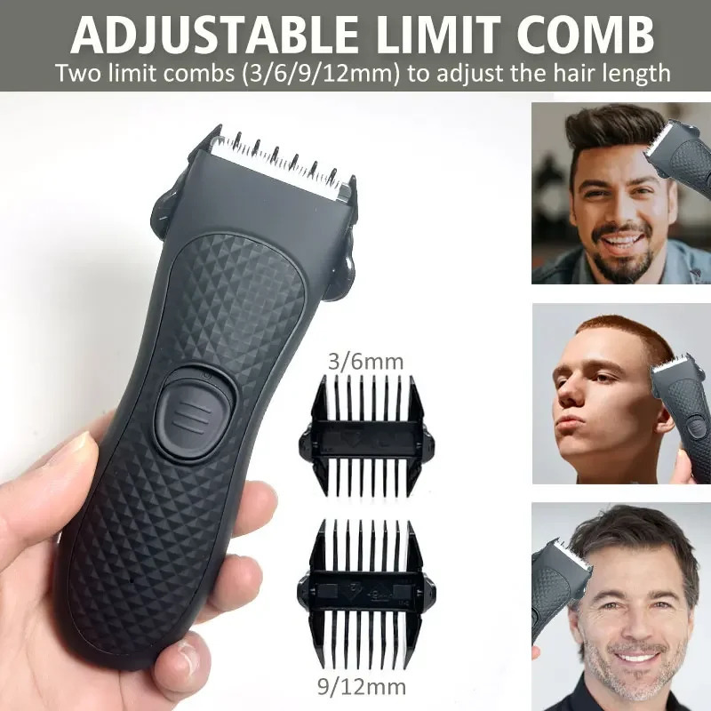Professional Trimmer for Intimate Areas Groin Chest Balls Bikini and Pubic Hair Removal Sensitive Area Trimmer Mens Grooming 251029