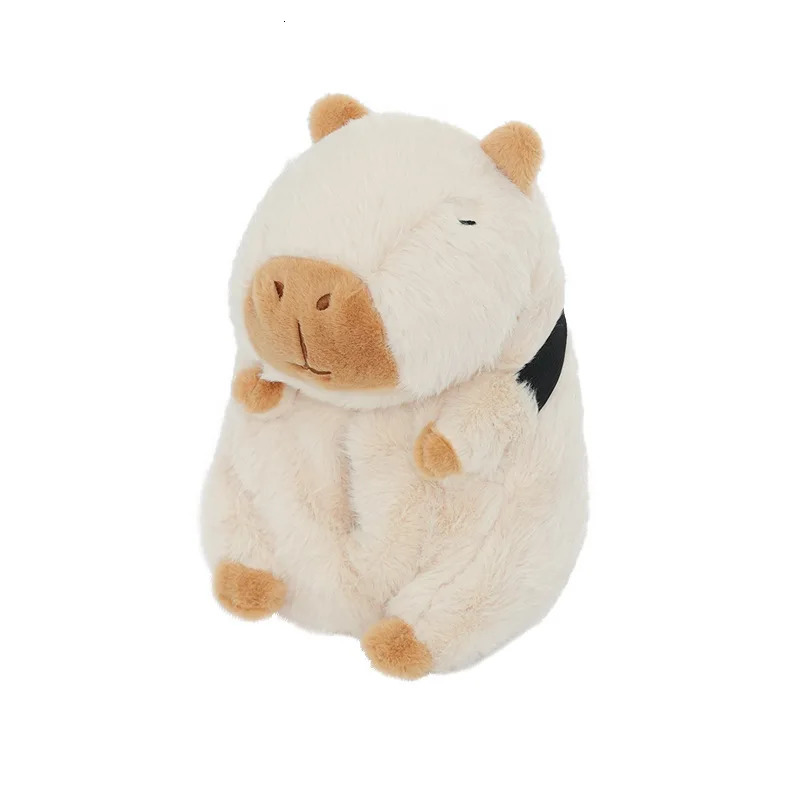 Car Tissue Boxes Capybara Plush Accessories Car Backseat Hanging Tissue Bag Box Plush Holder Cover Auto Toys Interior Decoration 251029