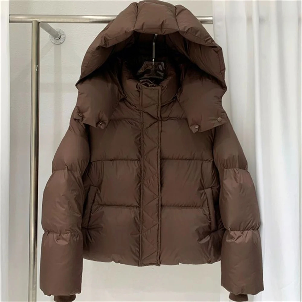 Parkas Women Winter Down Cotton Jacket Coat Ladies Hooded Outwear Parka Thick Cotton Padded Female Warm Overcoat Tops 251013