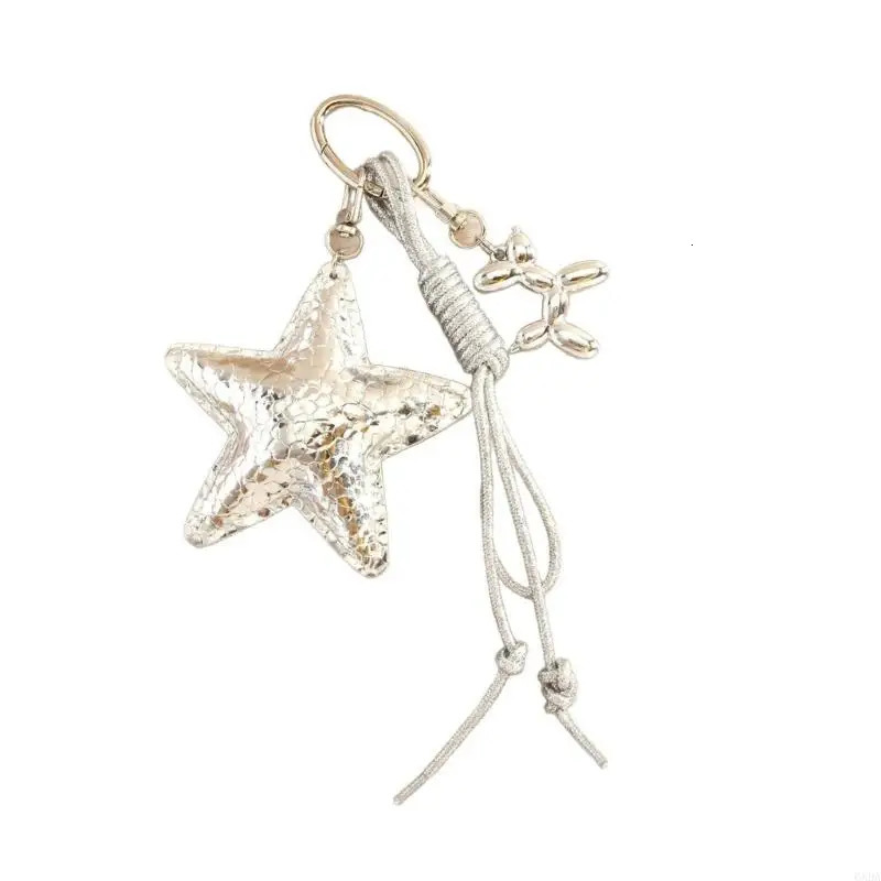Secure Star Beaded Bag Accessory For Various Uses As Purse Ornament Or Car Decoration Stylish Keyring Bags Decoration 6XDA 251029
