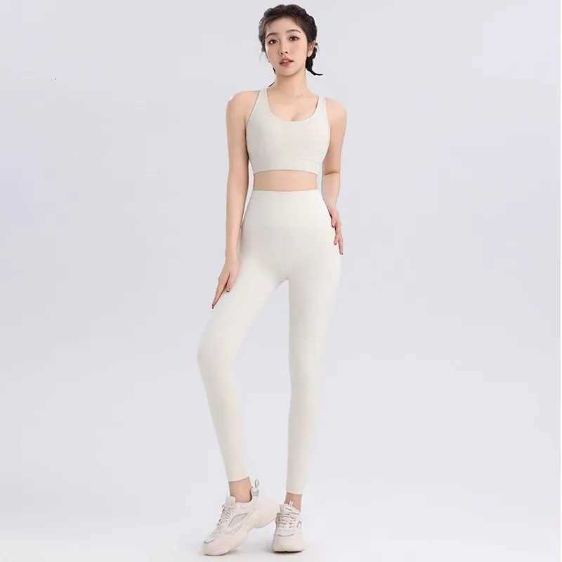 Women Yoga Set 2pcs Sport Suit Gym wear Workout Clothes Sports Crop Top High Waist Legging Fitness Bra Set Breathable Gym SuitsXJ251029