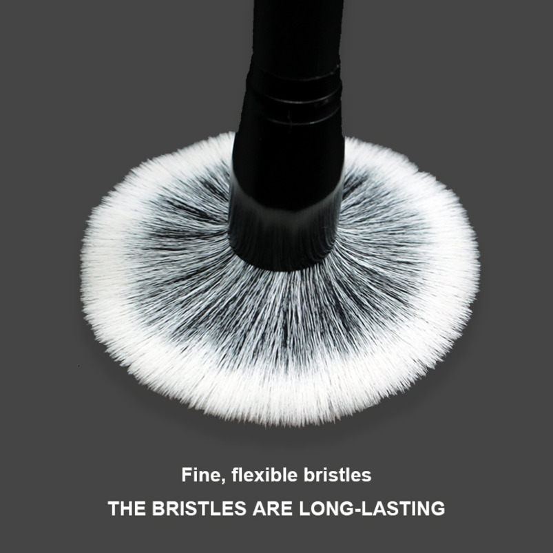 Single Makeup Brush Single Large Loose Powder Brush Mushroom-Head Setting Powder Brush Blush Brush Multi-Functional Synthetic Fiber Portable Brush