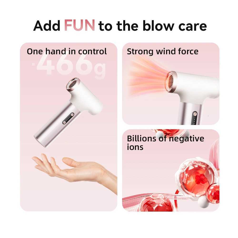 Professional Salon Wireless Hair Dryer Set Mini Foldable Rechargeable with High Speed Cheap Wall Mounted Fast Dry for Pets W251029