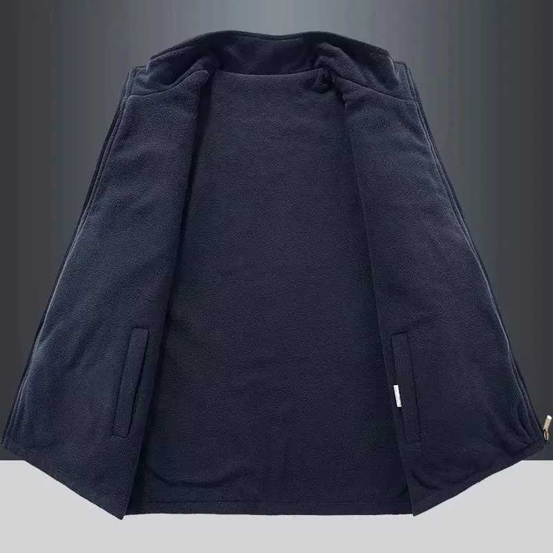 Mens Outdoor Highquality Sports Leisure Windproof Breathable Sleeveless Thick Vest Comfortable and Breathable Warm Vest W251029