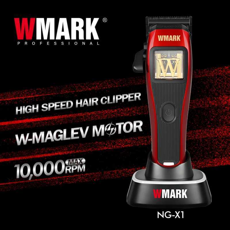 WMARK Trimmer Professional Hair Cutting Machine Cordless Hair Clippers 10000 RPM Barber Clipper Electric Trimmer for Men NGX1 M251029