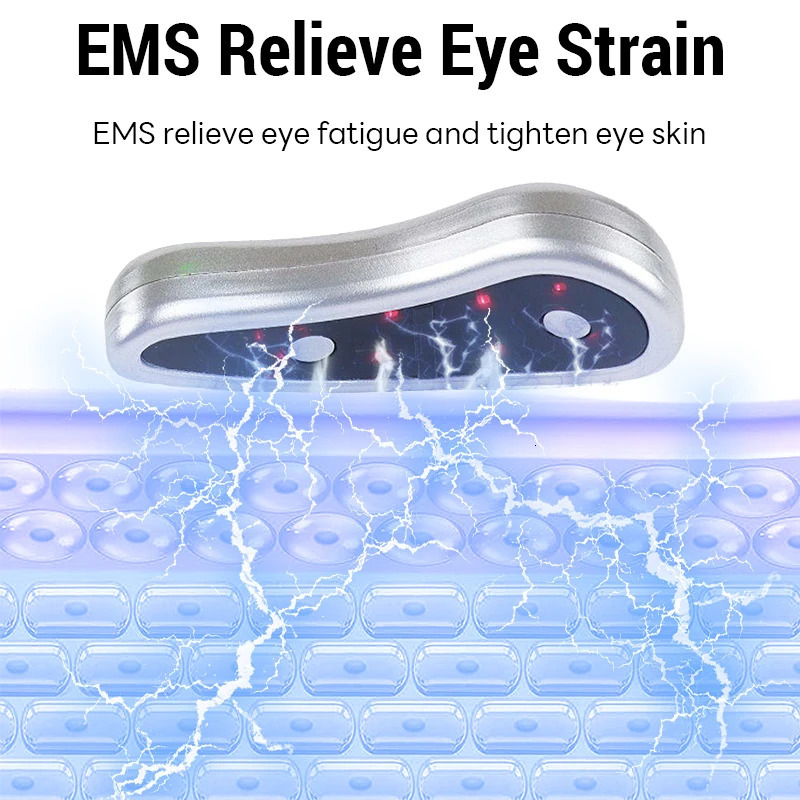 LED Eye Massager EMS Pulse Microcurrent Eye Care Device To Relieve Fatigue To Reduce Dark Circles Eye Lines Swelling 251027