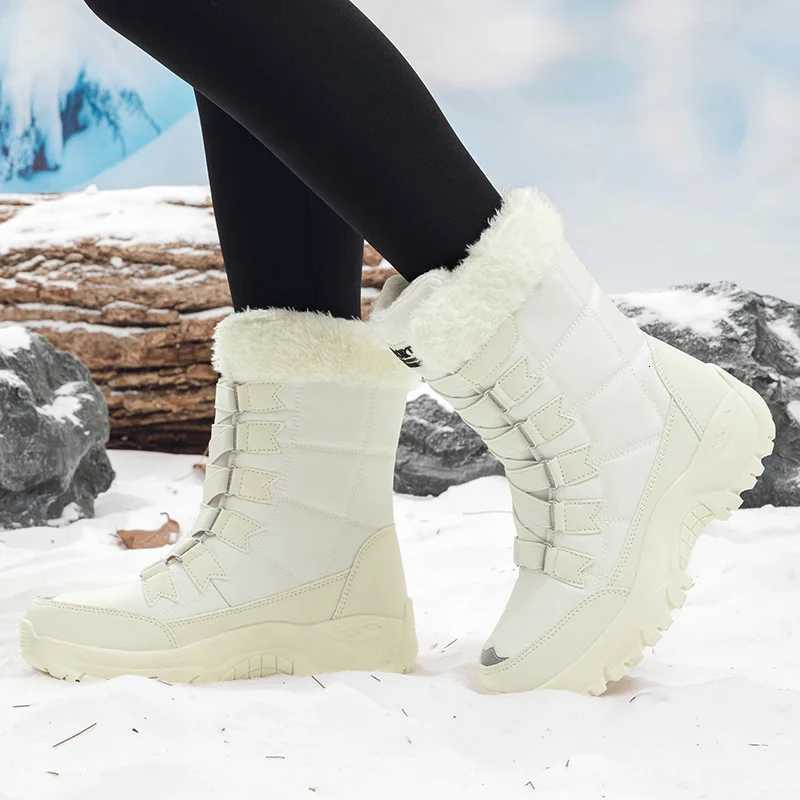 New Winter Women Boots High Quality Warm Womens Snow Boots Comfortable Ankle Boots Outdoor Waterproof Hiking Boots Size 3642 Z251029