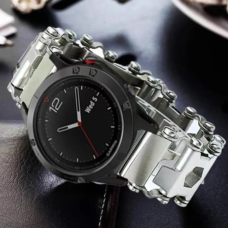 Multifunctional Bracelet Stainless Steel Mens Outdoor Tool Bracelet 29 in 1 Bracelet European and American Couple Watch Strap 251028