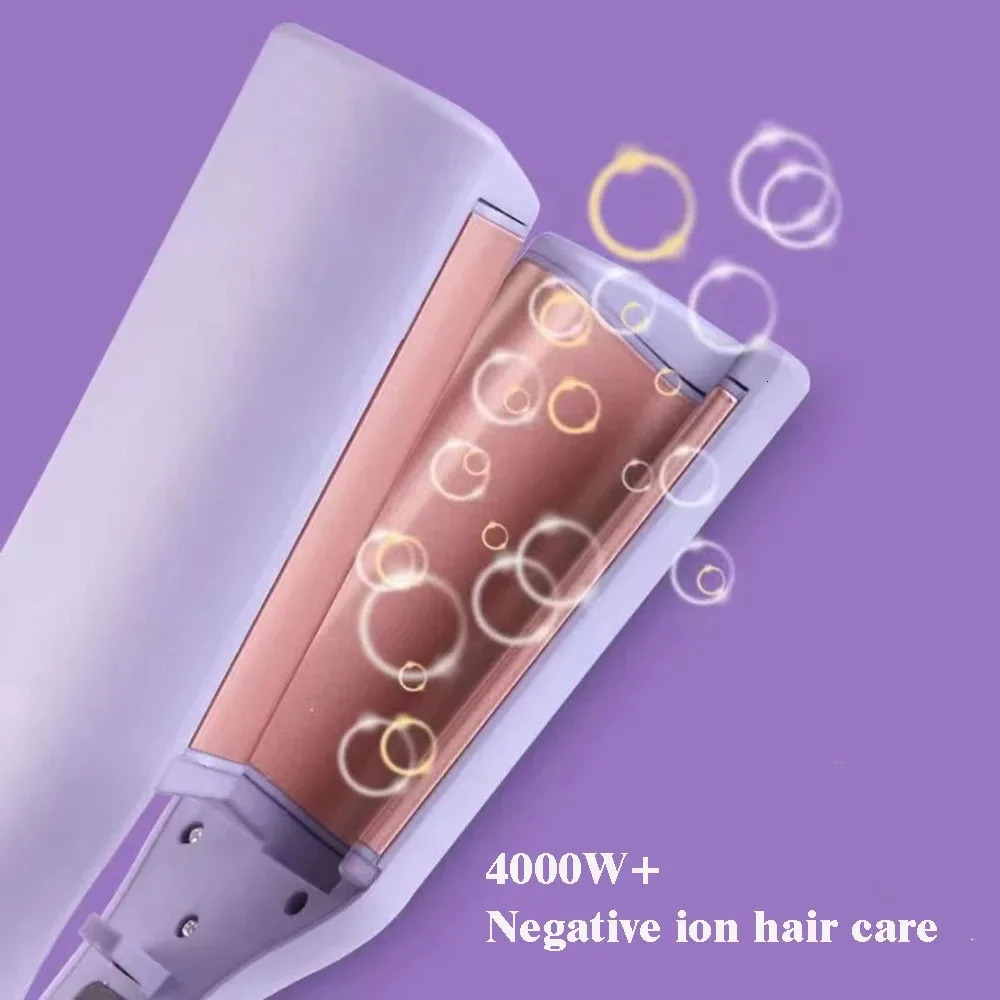 32MM Hair Curler Curling Tool Egg Roll Lasting Styling Fast Heating Deep Wave Electric Curling Iron 4 Temperature Adjustable 251029