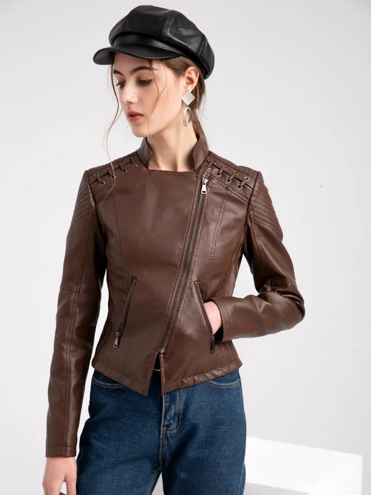 12 Colors Classic Retro Versatile Short Jacket Timeless Fitted Leather Autumn Outfit Casual Streetwear Tailored Punk Coats 251029