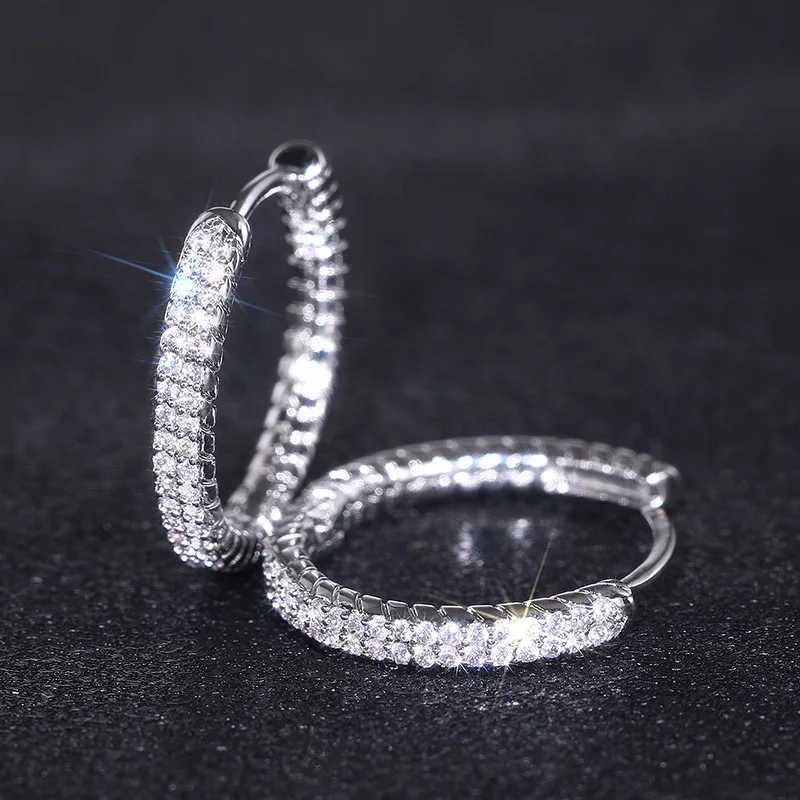 2025 New European and American Shiny Inlaid Cubic Zirconia Fashion Jewelry for Daily Matching with Light Luxury EarringsW251029