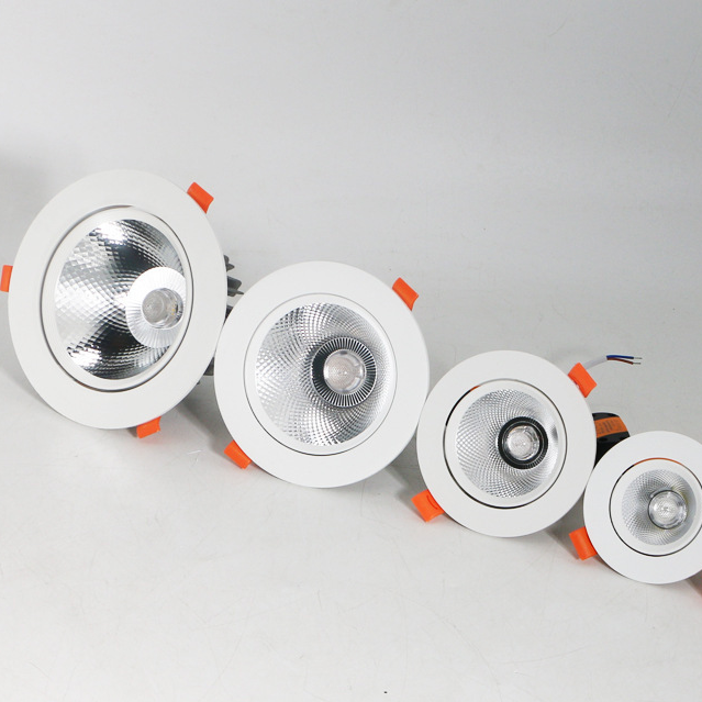 LED Spotlight Ceiling Light Recessed Adjustable Angle for Home Clothing Store Background Wall New Product Special Offer downlight CC