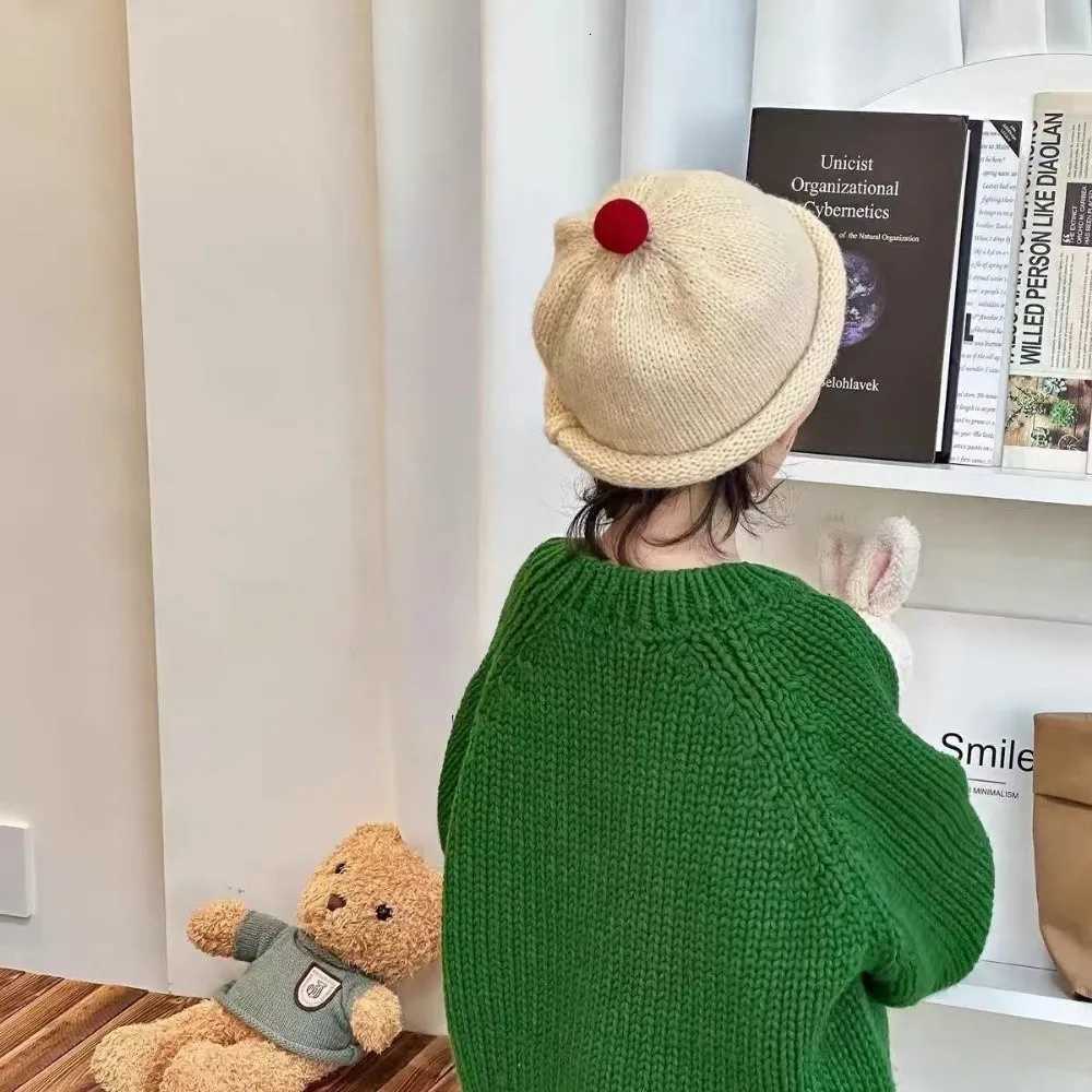 Fashion Solid Color Winter Baby Hat Warm Cute Design Infant Cap Soft Comfortable Landlord Hat Kids Boy Girl251028