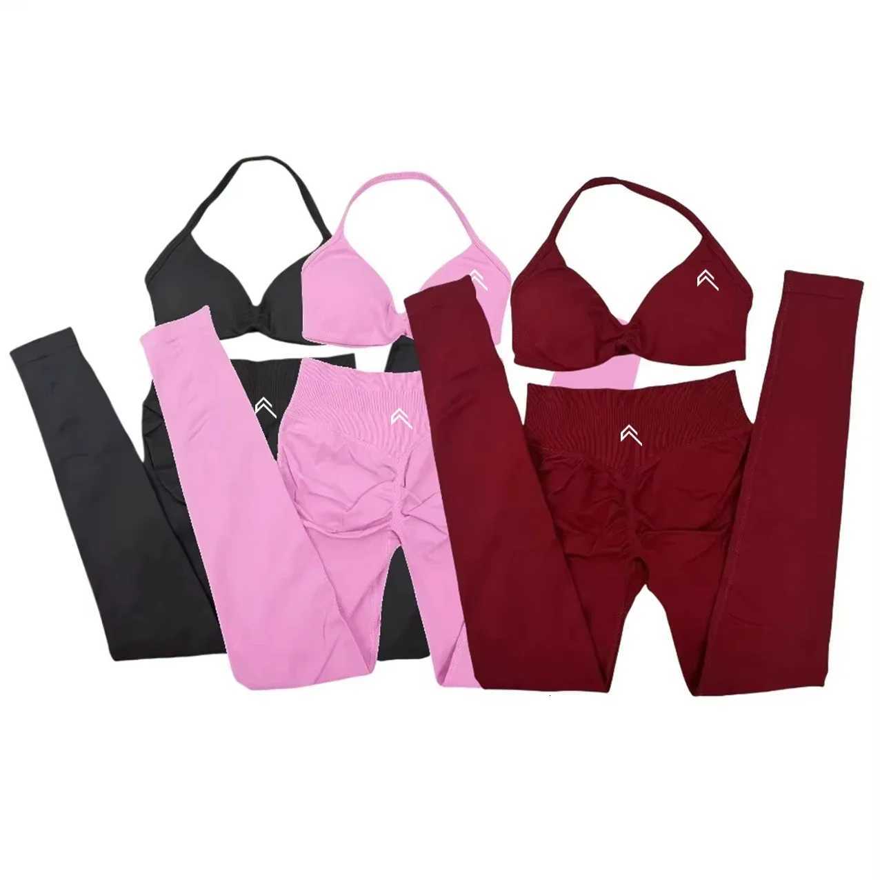 Highquality Womens 2piece Yoga Suit Sling Hiplifting Sports Shorts Suit Sports Suit Essential for SportsXJ251029