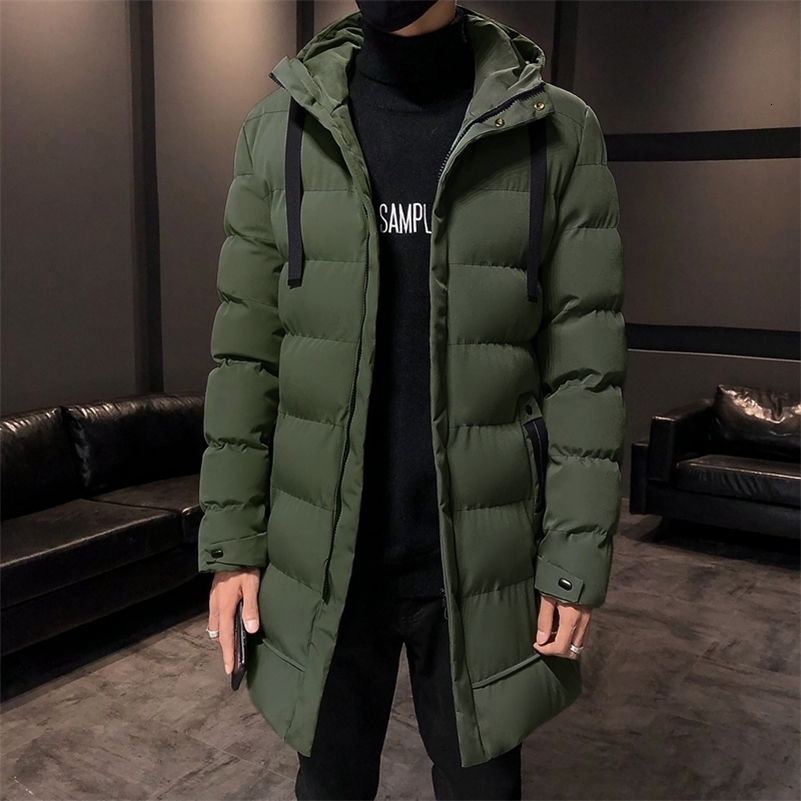 Thicken Warm Men Long Parka Fashion Casual Winter Windbreaker Jacket with Hood Coats Fashion Clothing for Men Allmatch 251028