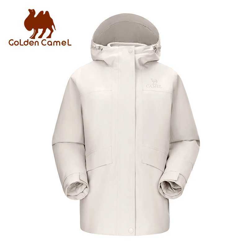 GOLDEN CAMEL Hiking Jackets for Women Men Threeinone Windproof Waterproof Fleece Jacket Winter Mountaineering Coats Clothing J251029
