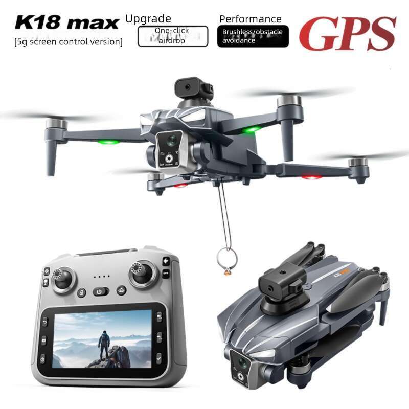 K MAX Drone With Screen Brushless Motor HD Aerial Photography GPS Intelligent Positioning Remote Control Aircraft