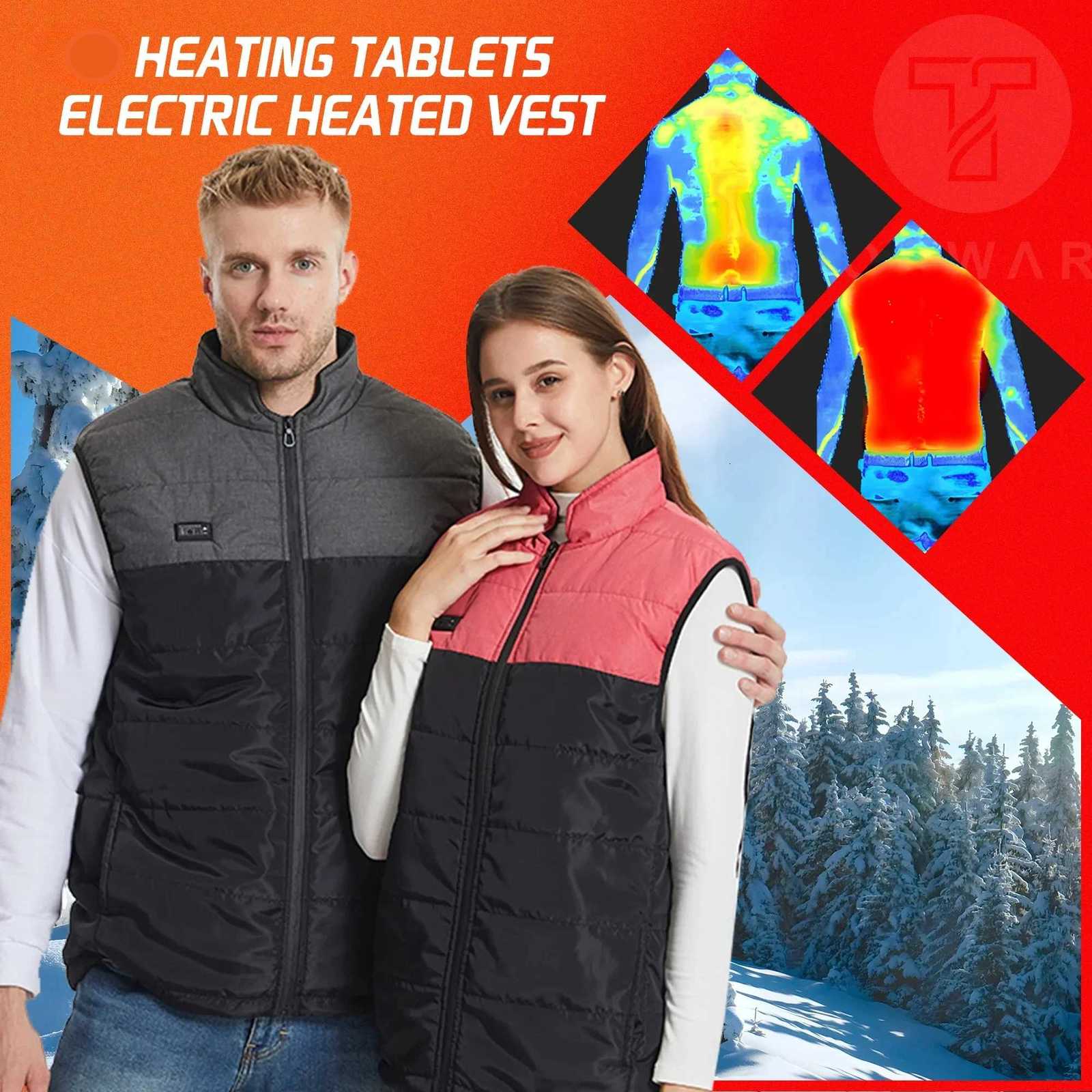New 94zone Heated Vest Jacket Smart heating Cotton Vest Electric Heating Thermal Warm Clothes Winter Heated Hunt Jacket S5XL W251029