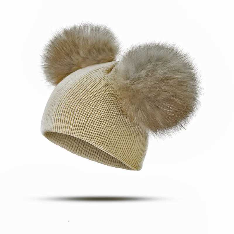 Baby Pompom Hat Winter Warmer Caps Knitted Beanie Fur Pom Gorro bebe Boys Girls Kids Photography Props Cap 1pc251028