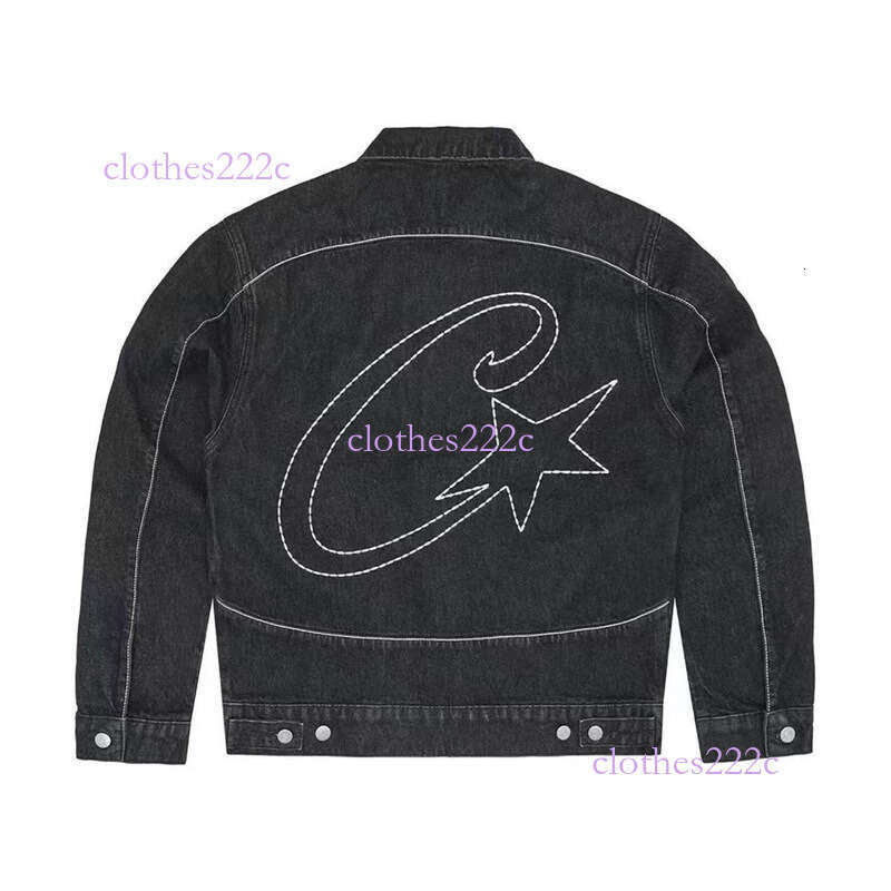 24Ss American Style High Devil's Island Embroidered Jeans Trendy Street Hip Hop Couple Matching