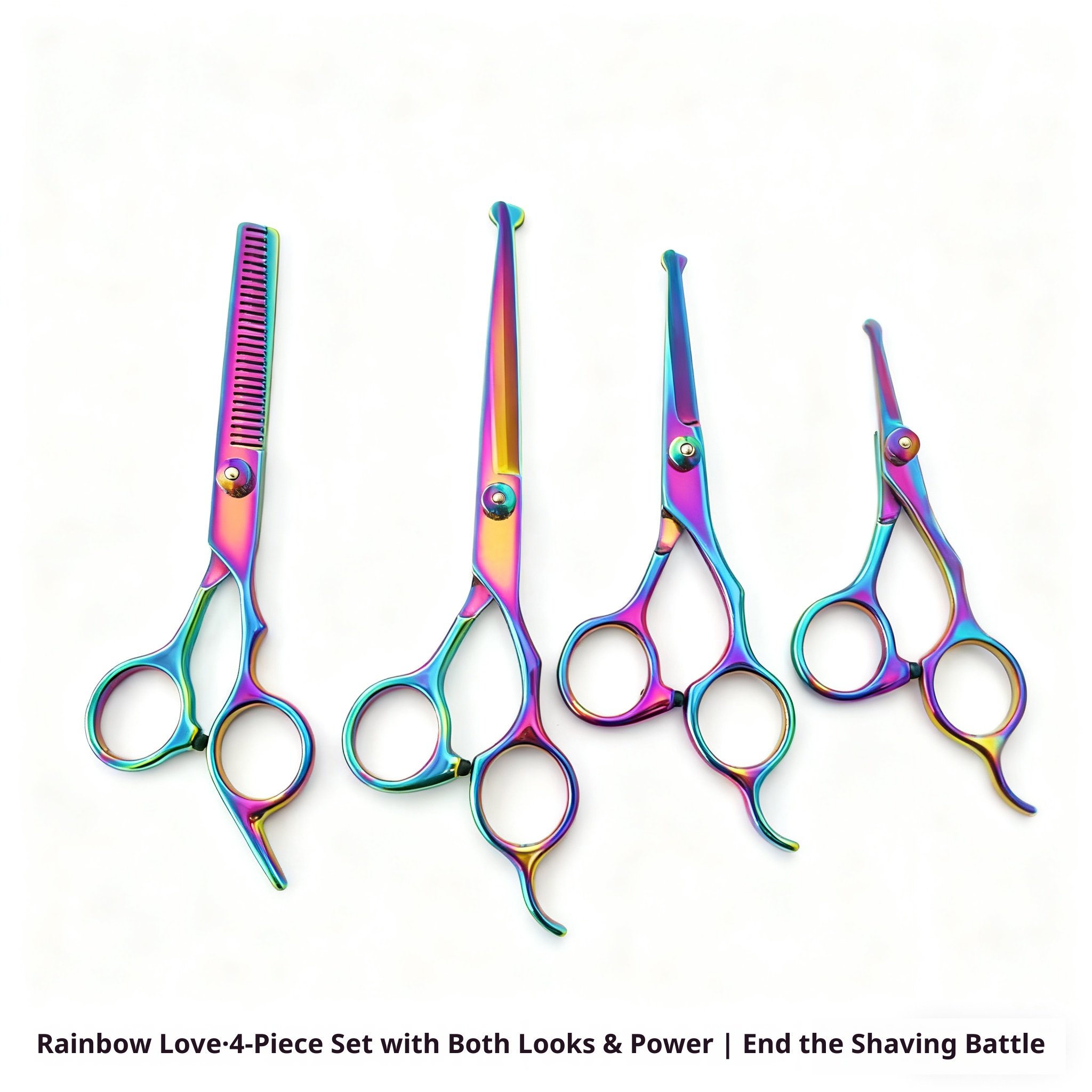 Pet Grooming Scissors Corgi & Pomeranian Trimming Tools Professional-Grade Pet Stylist Shears