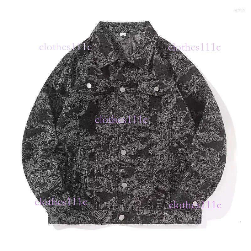 Men's Jackets Spring Autumn Versatiledenim Jacket Trendy Loose-Fit Work Clothes Cloth Factory Direct Selling