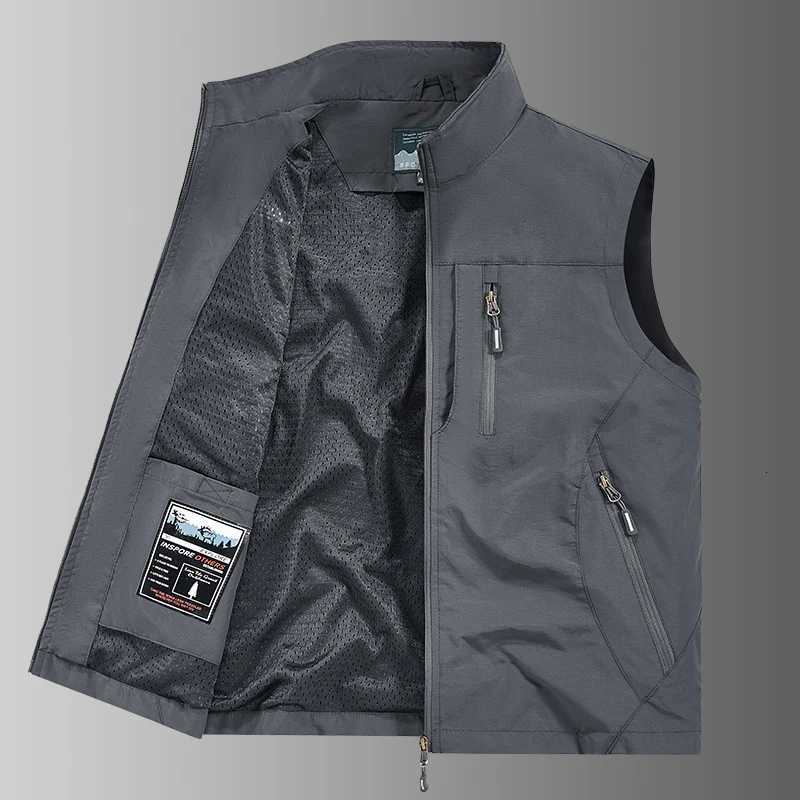 Autumn Winter New Comfortable Plush Breathable Trendy Mens Vest High Quality Outdoor Sports Leisure Windproof Warm Leather Vest W251029