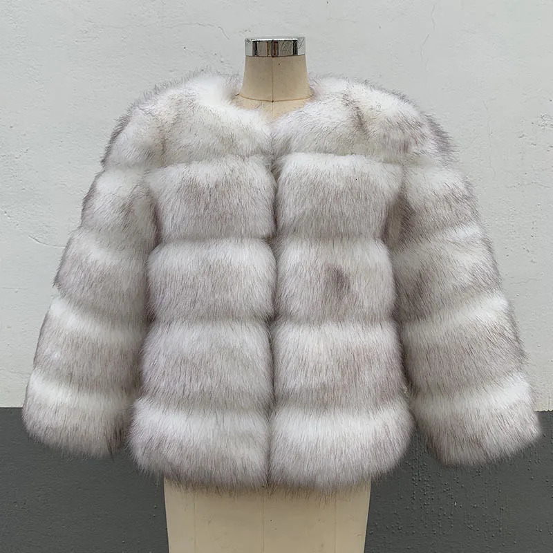 Women Faux Fur Zipper Coats Short Coat Jackets Elegant Jacket Furry Outerwear Party Solid Thick Warm Y2k Streetwear 251028