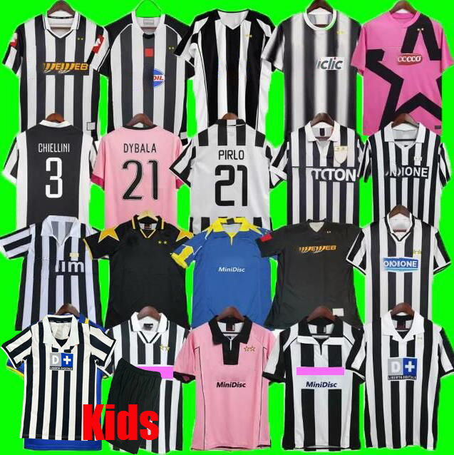 Retro DEL PIERO soccer jerseys ZIDANE VIALLI 97 98 120th 1984 1991 92 94 95 96 99 2000 01 02 03 04 05 11 12 17 18 DAVIDS INZAGHI PIRLO Ronaldo Marchisio Football shirt Kids