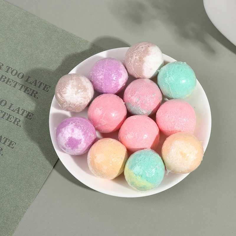 12pcsset Bath Gift Natural Mini Handmade Bathing Foot Spa Bomb Rich Essential Oils Moisturizing Dry Skin Relaxing Scent Organic L251029