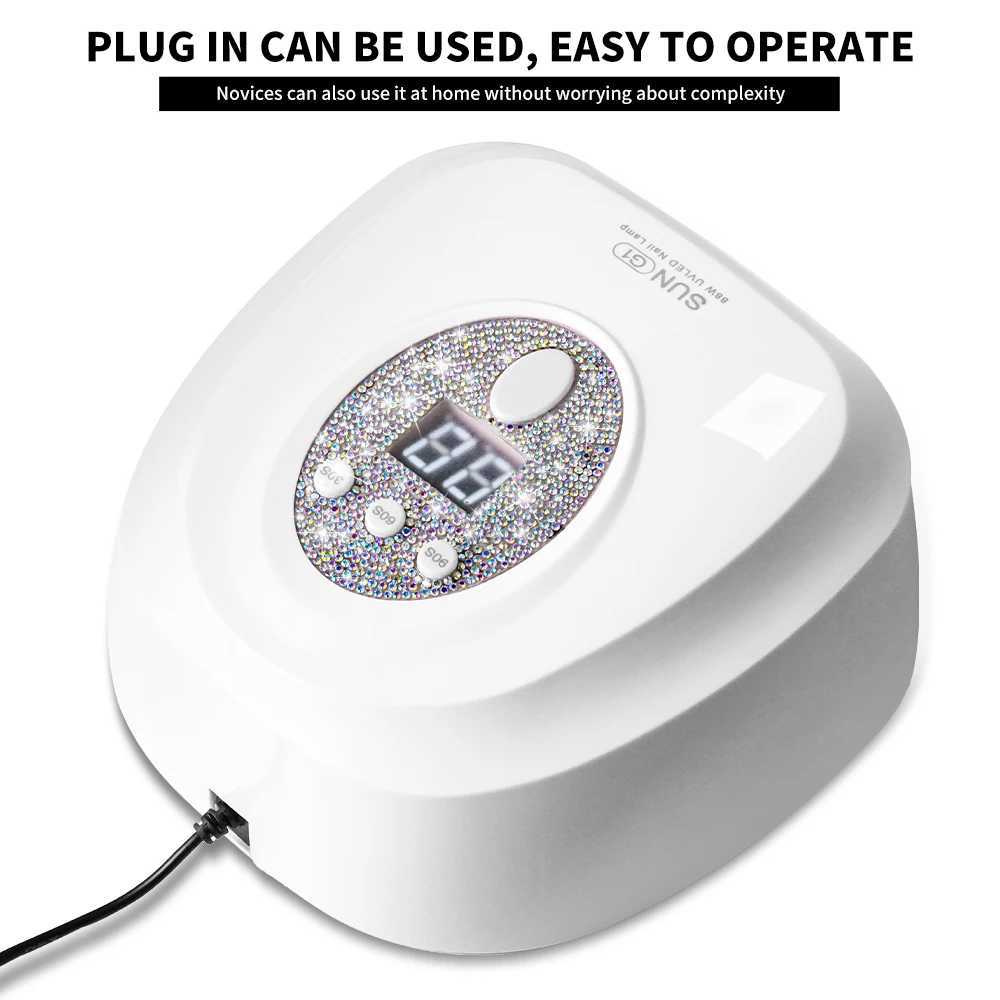 Nail UVLED Dryer Lamp with 24 LEDS Quick Drying Nails Light Have 3 Timer Modes LCD Display for Manicure Salon Acrylic Gel Tools J251115