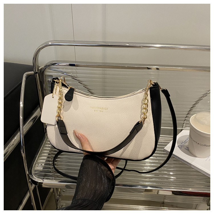 A The Beach Versatile Leather Classic Casual Brown Black Large Mini Magnetic Snap Zipper Women S Bag Women Party Durable Resistant