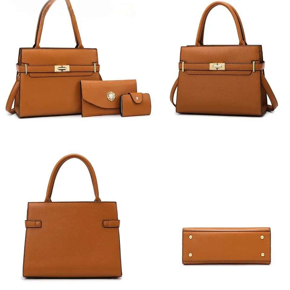 Sets Or Big Bag Women s Handbag Large Capacity Shoulder Crossbody Bags Small Coin Purse Quality Pu Leather Sac