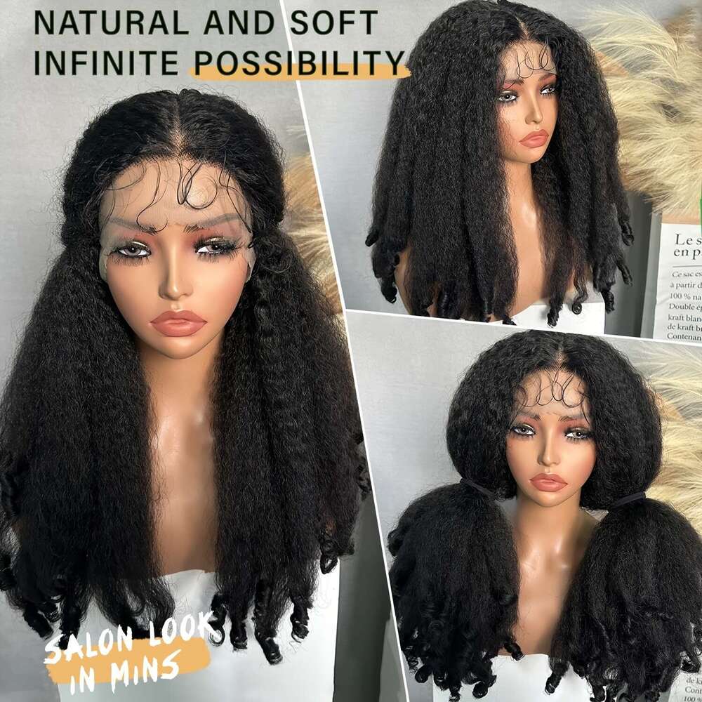 Women, Brown, 22.0Inch, High Temperature Fiber, 150% Density, 13*4*1 Area, Transparent Lace Front T-Part, Versatile Curly Ends, Basic Style
