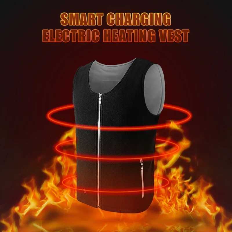 5 Ares Smart Electric Heating Vest for Men Women USB Charging Heating Vest Camping Traveling Winter Body Warm Clothes W251029