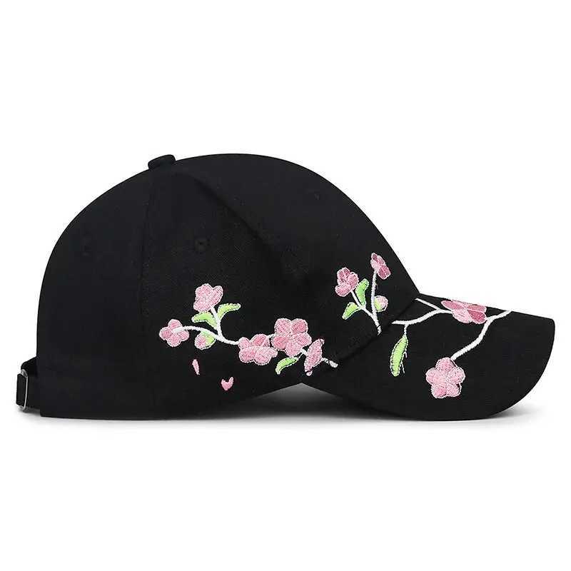 Hat Womens New National Tide Cap Sunshade Sun Hat Spring And Autumn Plum Blossom Embroidery National Style Baseball CapW251029