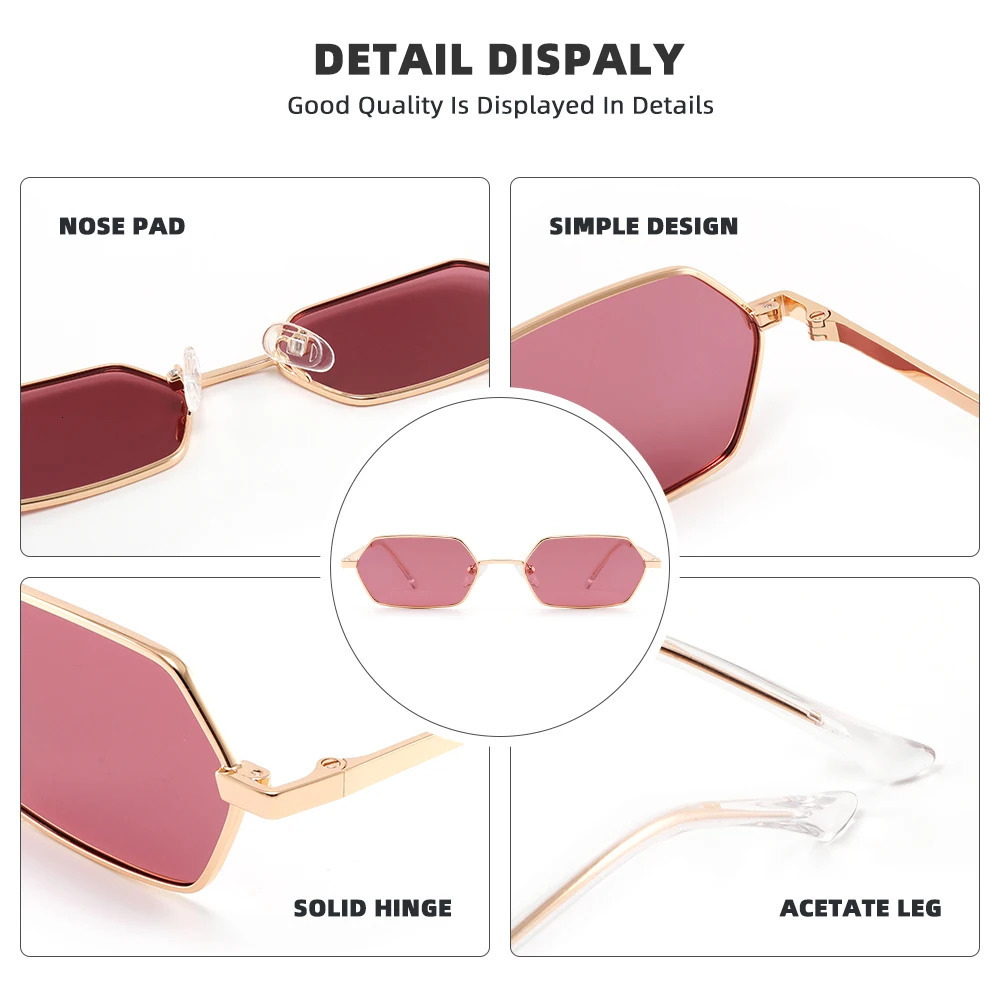 Fashion Retro Square Polarized Sunglasse Men Vintage y Steampunk Womens Sun Glasses Lady Metal Frame UV400 251013