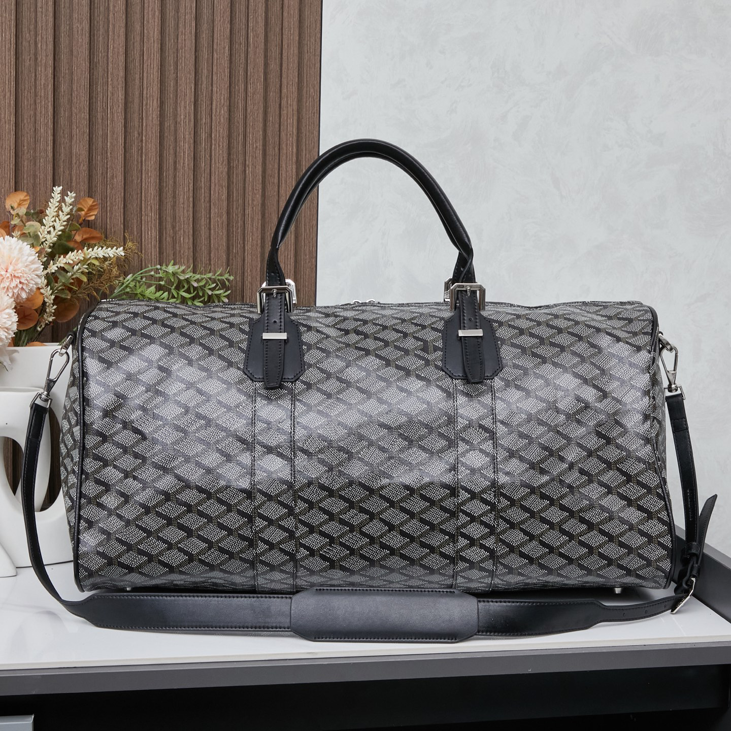 Top quality Designer Boston 50 Travel Bags Luxury Bowling 55 duffle Bag Womens mens handbags leather tote bag high capacity keepall bag fashion gym luggage bags