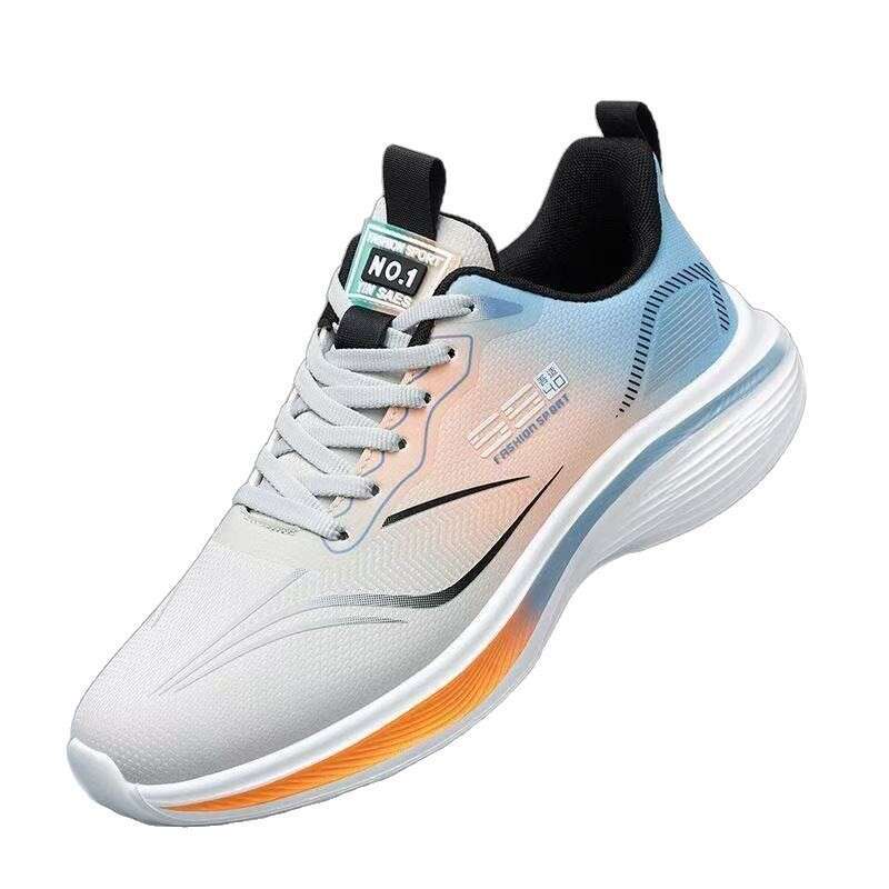Men's Unisex Gradient Trendy Sneakers Four Seasons Fashion Comfortable Breathable Soft Sole Couple Shoes